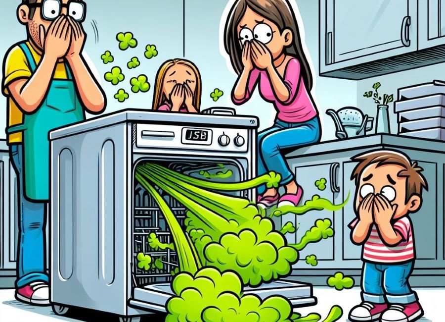 علت بوی بد ماشین ظرفشویی سامسونگ
