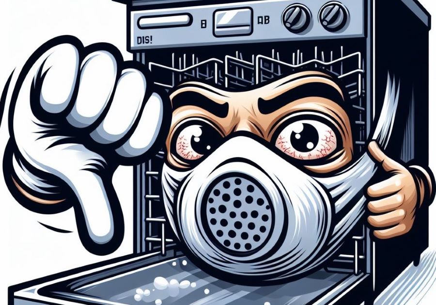 علت بوی بد ماشین ظرفشویی